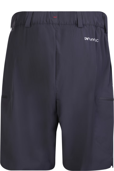 ウィメンズ Moncler Grenobleのパンツ＆ショーツ Moncler Grenoble Black Nylon Bermuda Shorts With Logo