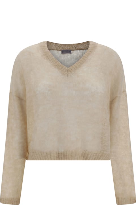 Sweaters Sale for Women Brunello Cucinelli Wool Mohair Sweater
