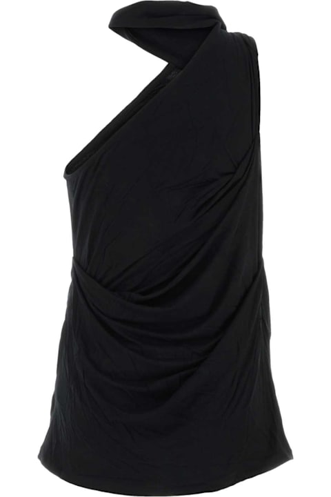 Entire Studios for Kids Entire Studios Black Stretch Viscose Top