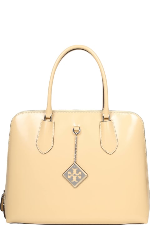 Tory Burch Totes for Women Tory Burch Swing Bag In Almond Brushed Leather