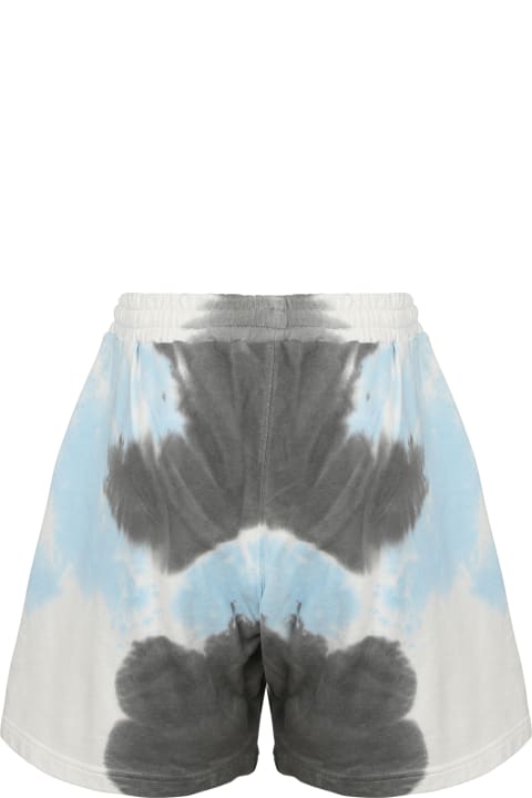 MSGM Pants for Women MSGM Tie Dye Print Shorts
