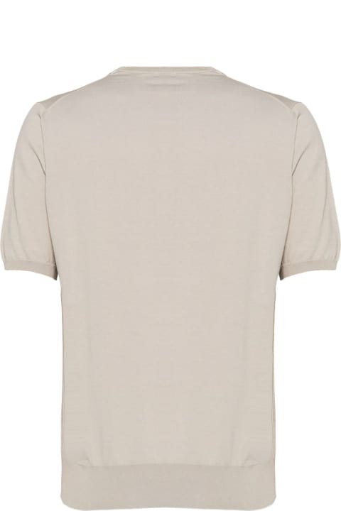 メンズ Crucianiのニットウェア Cruciani Beige Cotton T-shirt