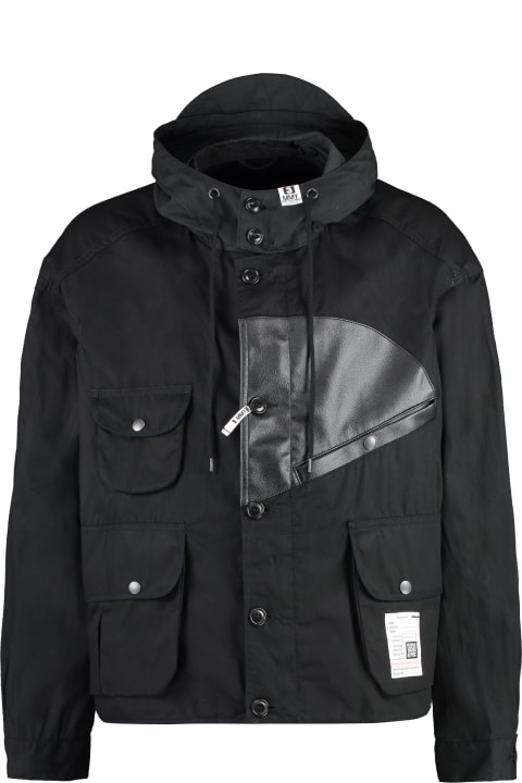 Coats & Jackets for Men Mihara Yasuhiro Hooded Windbreaker