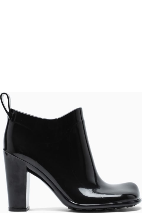 ウィメンズ新着アイテム Bottega Veneta Black Rubber Shine High Boots