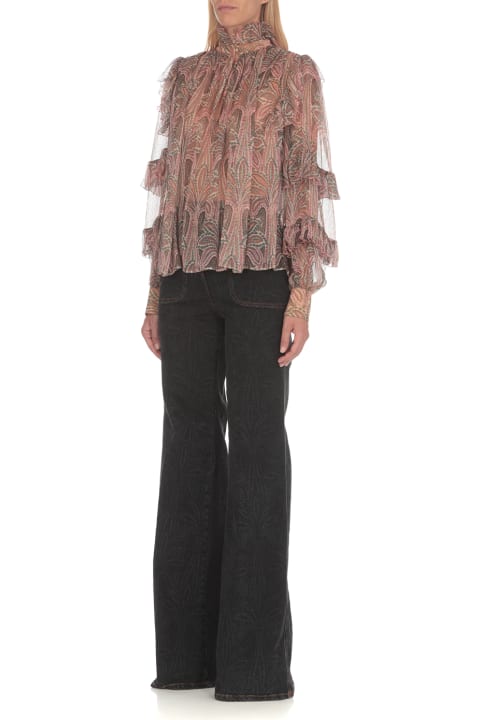 Etro for Women Etro Jeans With Foliage Pockets