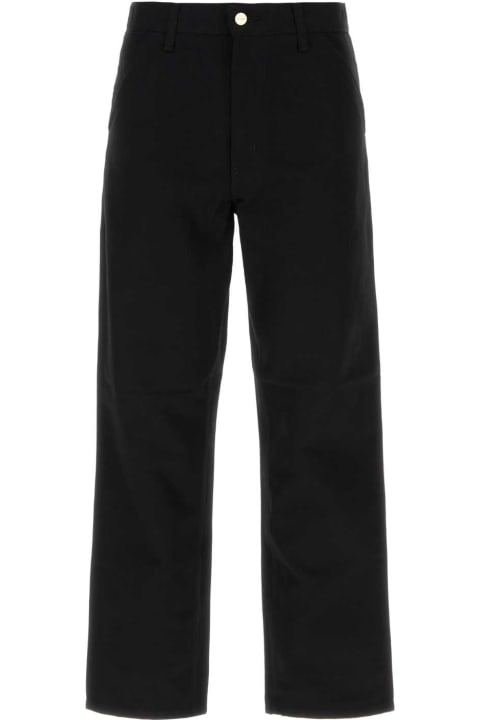 Carhartt Pants for Men Carhartt Black Cotton Single Knee Pant
