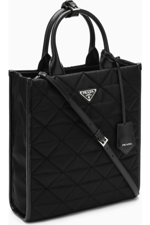 Prada Bags for Women Prada Black Re-nylon Tote Bag