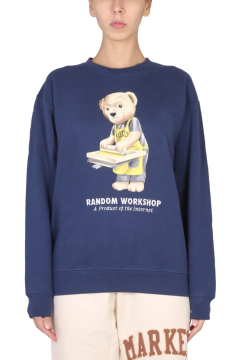 ウィメンズ Marketのフリース＆ラウンジウェア Market Random Workshop Bear Sweatshirt