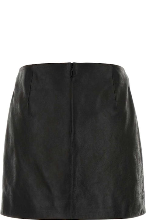 Homeware Gucci Black Leather Mini Skirt