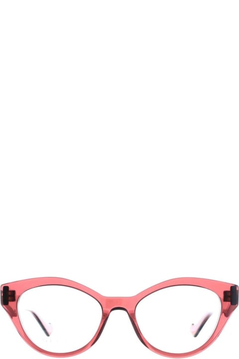 ウィメンズ新着アイテム Gucci Eyewear Cat Eye Frame Glasses