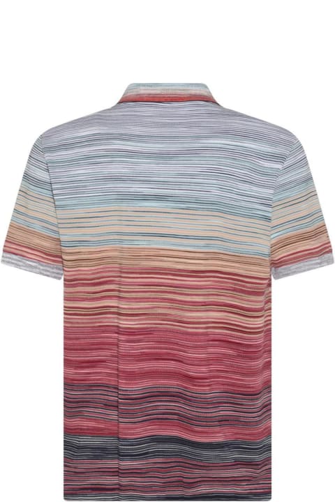 メンズ Missoniのトップス Missoni Space-dyed Straight Hem Polo Shirt