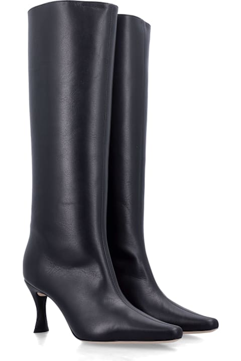 インテリア BY FAR By Far Stevie 42 White Leather Boots