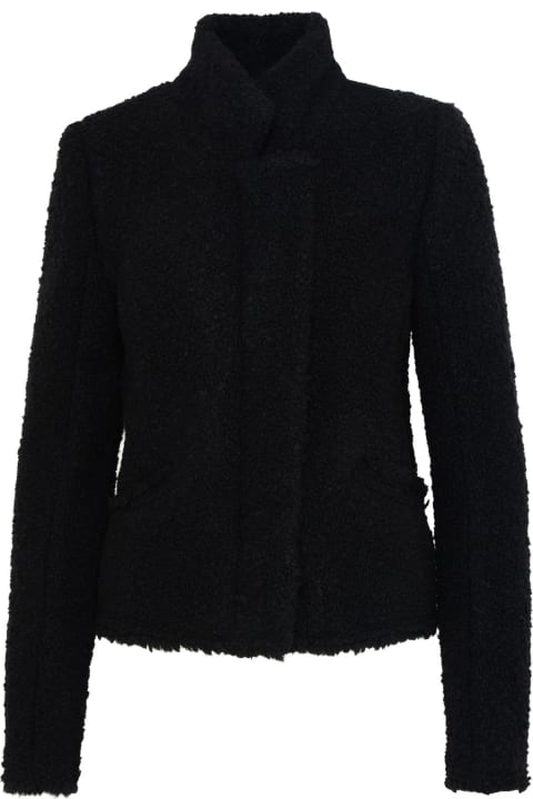 Isabel Marant for Women Isabel Marant 'graziae' Black Wool Blend Jacket