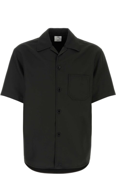 Courrèges Shirts for Men Courrèges Black Polyester Shirt