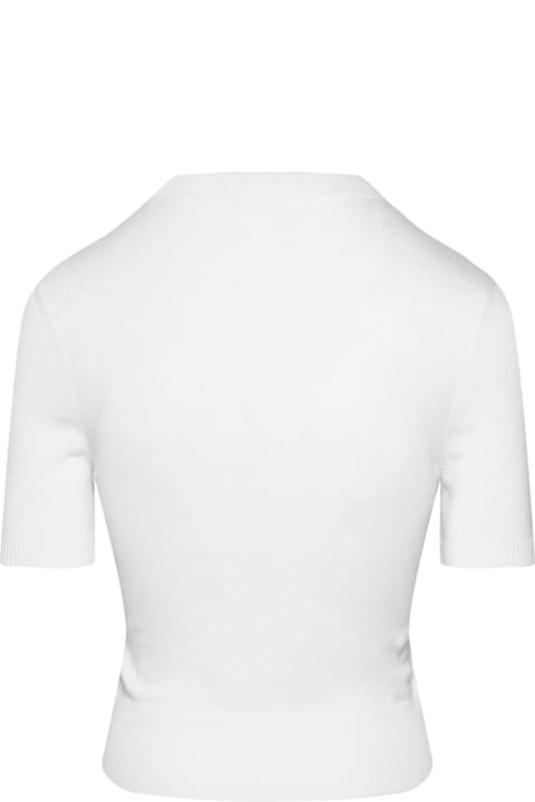 Homeware Patou White Organic Cotton Blend Sweater