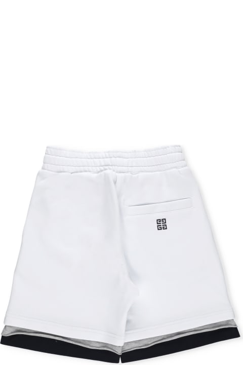 Fashion for Boys Givenchy Cotton Bermuda Shorts With Logo