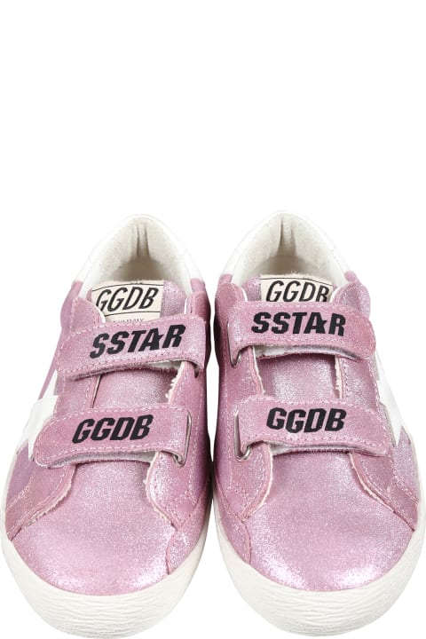 Homeware Golden Goose Purple Old School Sneakers For Girl With Star