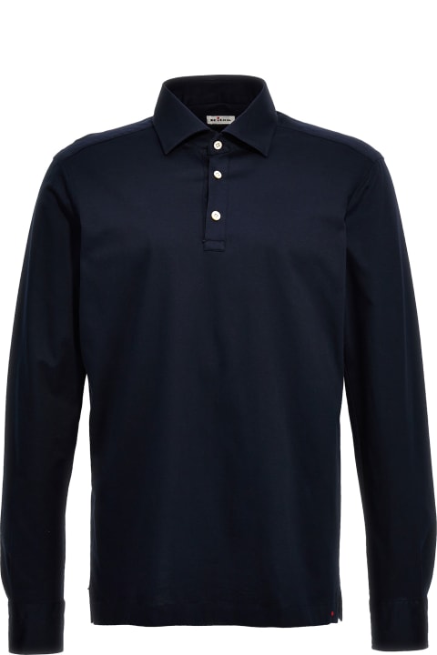 Kiton for Men Kiton Long Sleeve Polo Shirt