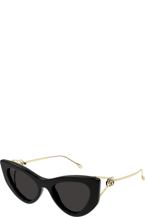Accessories for Women Gucci Eyewear Gg1565s Line Fork 001 Nero Sunglasses