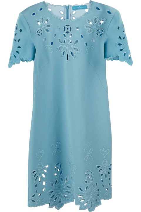 Fashion for Women Ermanno Scervino Light Blue Viscose Blend Dress