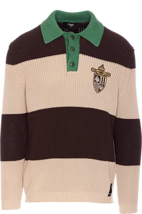 Fendi Sweaters for Women Fendi Club Polo Sweater