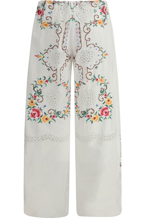 Ella Clothing for Women Ella Pants With Floral Details