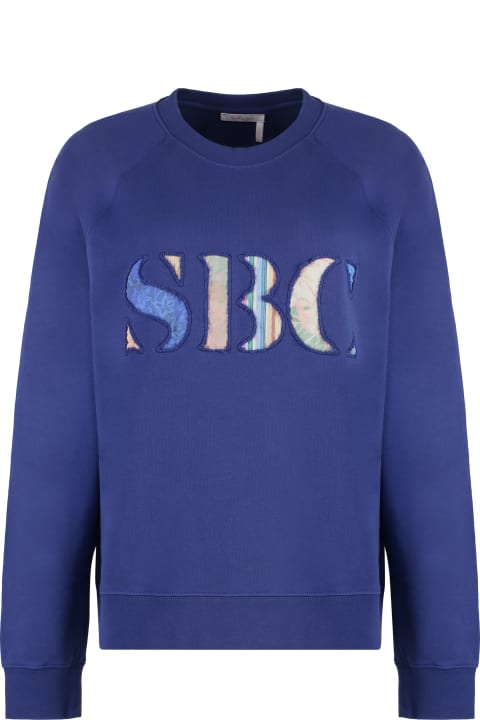 See by Chloé لـ Men See by Chloé Cotton Crew-neck Sweatshirt
