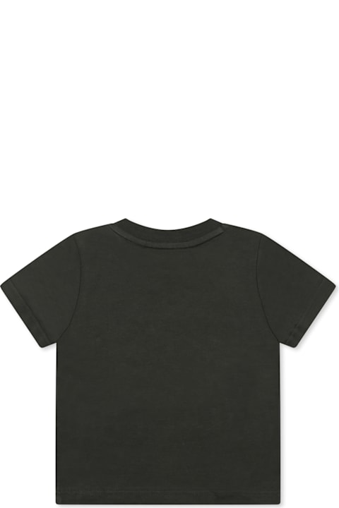 Timberland for Kids Timberland Green T-shirt For Baby Boy With Tree