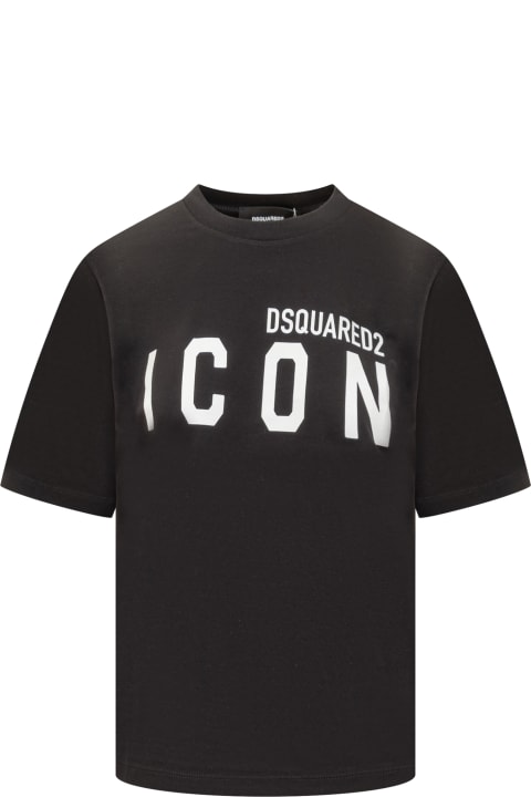 Dsquared2 Topwear for Women Dsquared2 Icon Crew-neck T-shirt