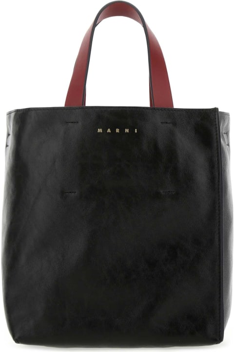 Marni for Women Marni Multicolor Leather Mini Museo Soft Handbag