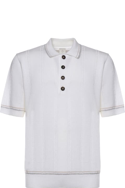Eleventy for Kids Eleventy Linen And Cotton Polo Shirt