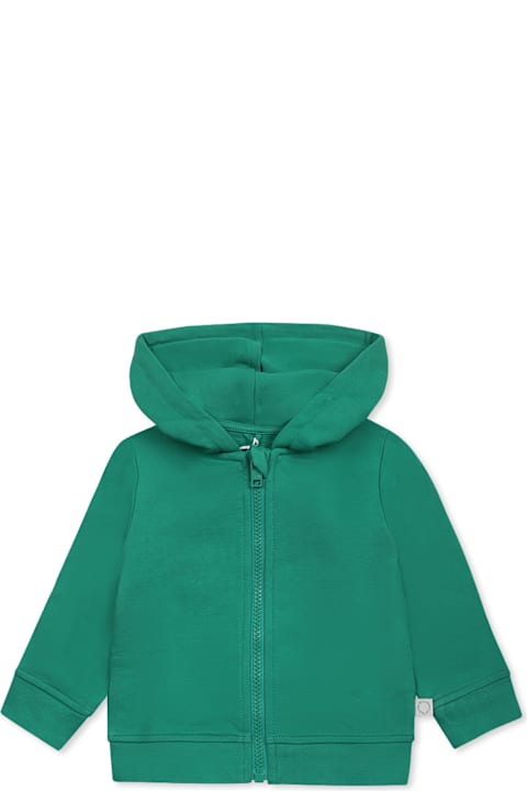 Homeware Stella McCartney Kids Green Sweatshirt For Baby Boy With Frog