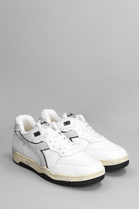 Boris B.560 Italia Sneakers In White Leather