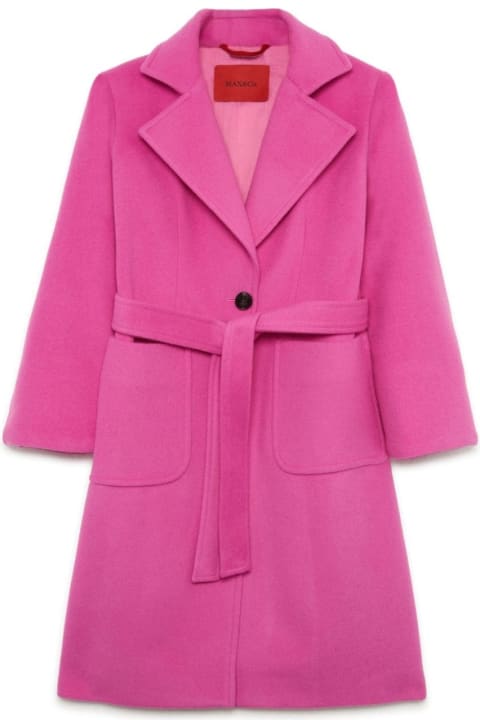 Coats & Jackets for Girls Max&Co. Cappotto Fucsia