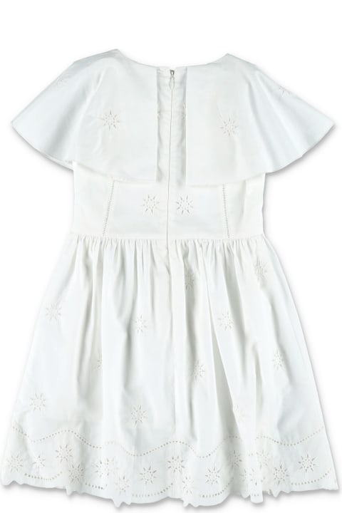 ガールズ Chloéのワンピース＆ドレス Chloé Embroidered Dress