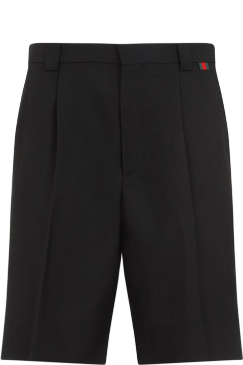 Breezy Bottoms ل القسم الرجالي Gucci Pleated Shorts