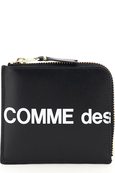 メンズ Comme des Garçons Walletの財布 Comme des Garçons Wallet Zip Wallet Huge Logo