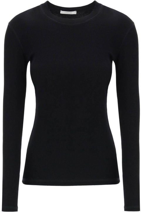 Clothing for Women Lemaire Long Sleeved Crewneck T-shirt
