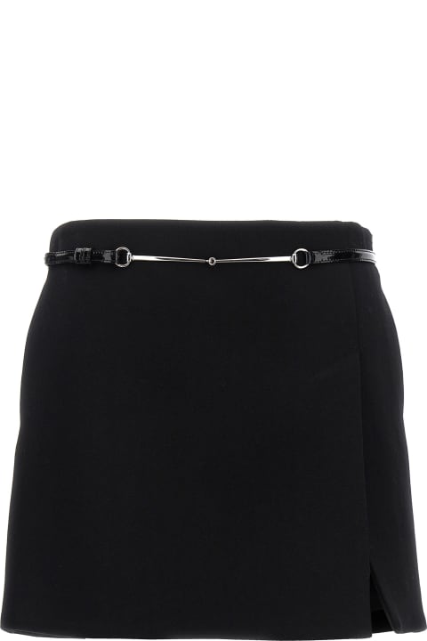 Fashion for Women Gucci Clamp Belt Mini Skirt