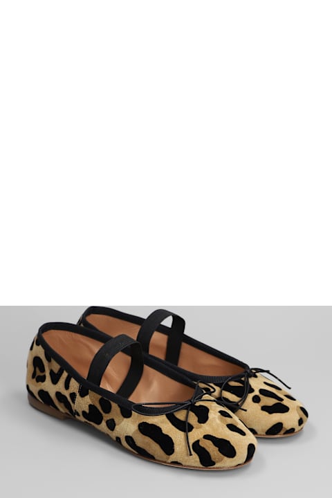 Anniel Shoes for Women Anniel Ballet Flats In Animalier Pony Skin