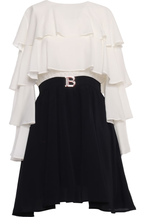 Fashion for Girls Balmain Two-tone Balmain Dress
