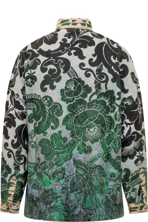 Pierre-Louis Mascia Coats & Jackets for Women Pierre-Louis Mascia Silk Shirt With Floral Pattern