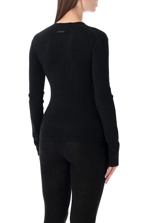 Fear of God لـ Kids Fear of God Essentials Fear Of God Rib Long Sleeve Top