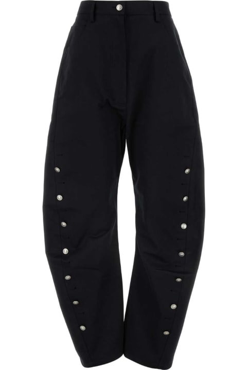 Kiko Kostadinov Pants & Shorts for Women Kiko Kostadinov Black Cotton Apollinaire Pant