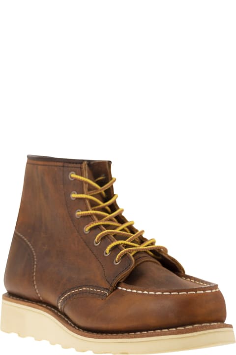 Shoes for Women Red Wing Classic Moc - Leather Lace-up Boot