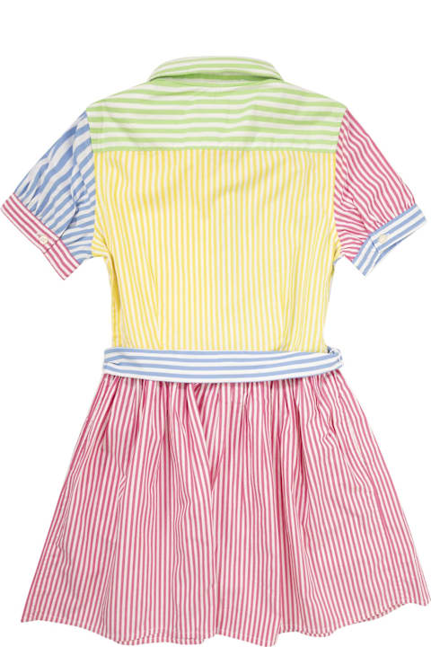Homeware Polo Ralph Lauren Chemisier Striped Cotton Patchwork