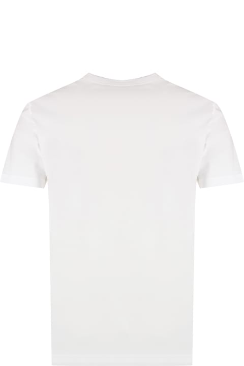 Dolce & Gabbana Clothing for Men Dolce & Gabbana Logo Patch V-neck T-shirt