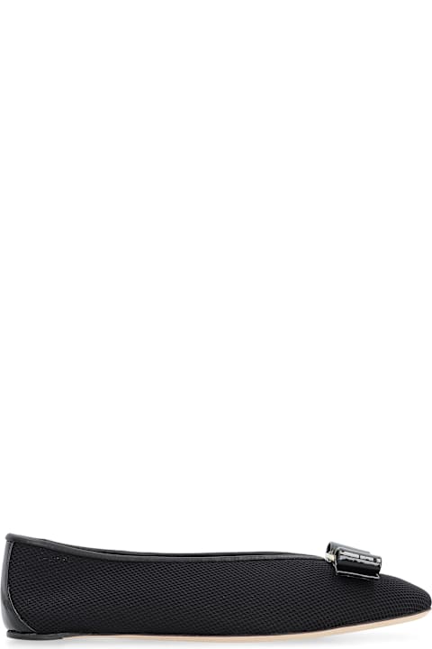 Ferragamo Flat Shoes for Women Ferragamo Vara Ballet Flats