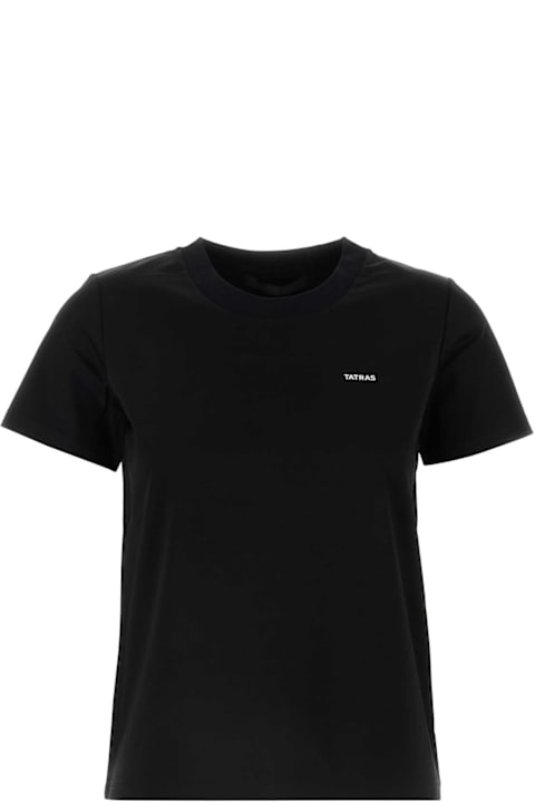 TATRAS Clothing for Women TATRAS Black Cotton T-shirt