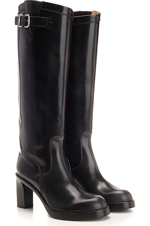 Tod's Boots for Women Tod's Biker Boot With Square Heel